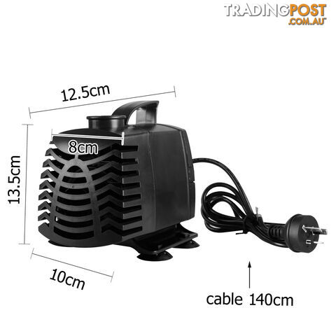 2500LPH Aquarium Fountain Pond Submersible Water Pump - photo 2 of 8