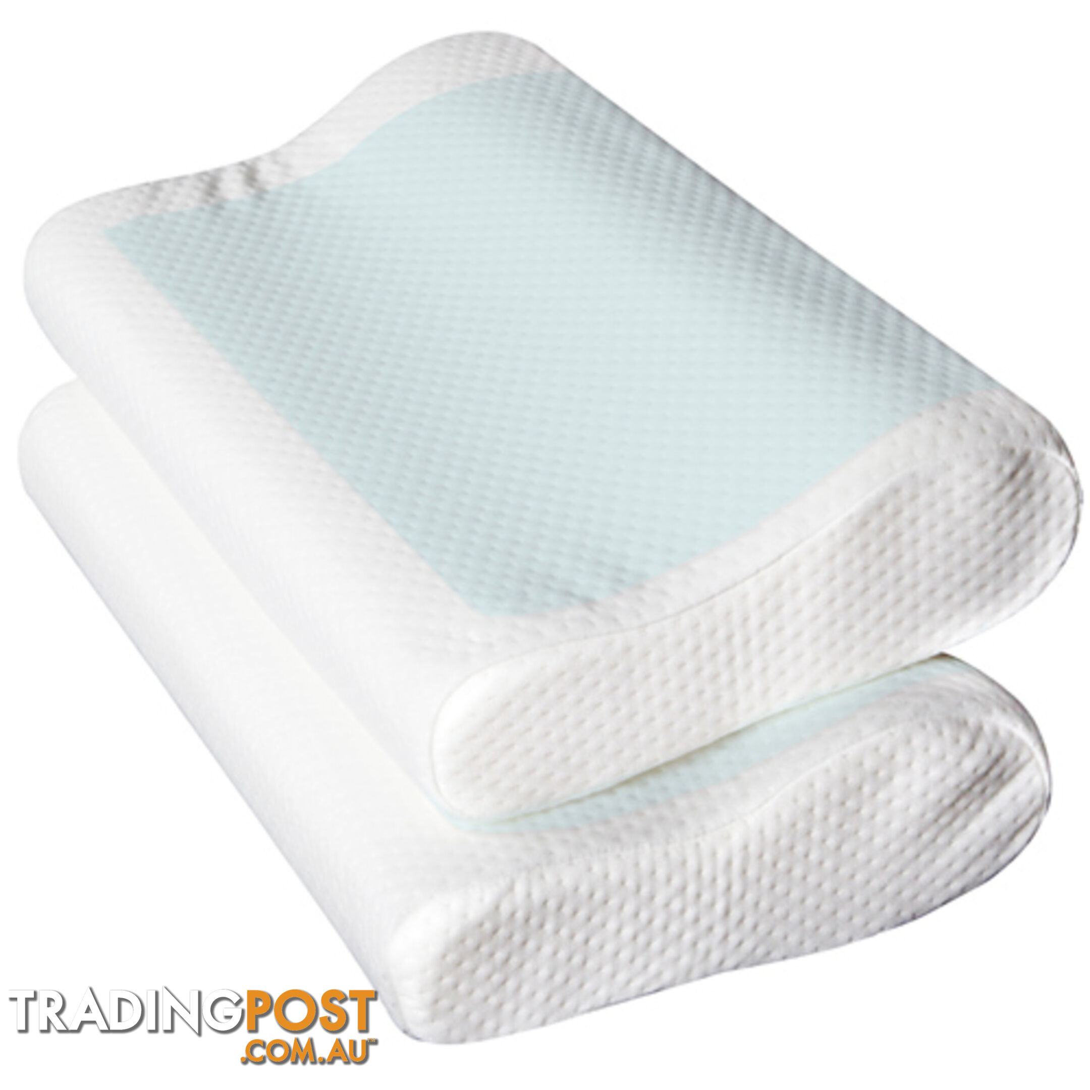 Set of 2 Cool Gel Top Memory Foam Pillow