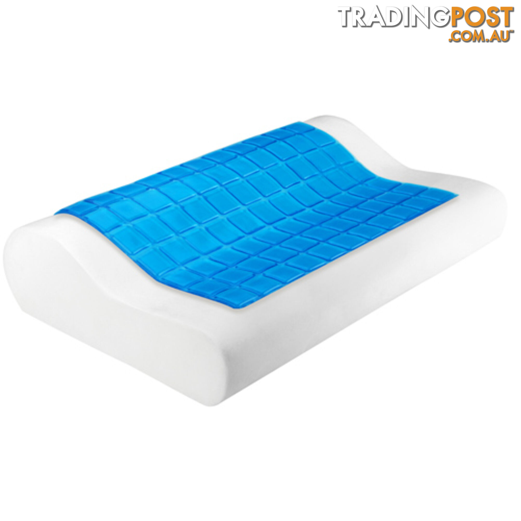 Set of 2 Cool Gel Top Memory Foam Pillow