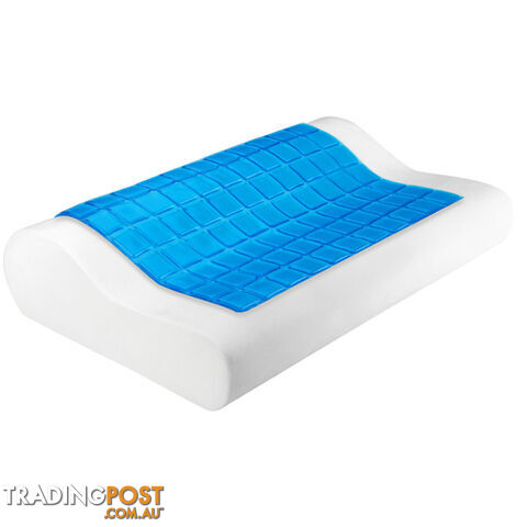 Set of 2 Cool Gel Top Memory Foam Pillow