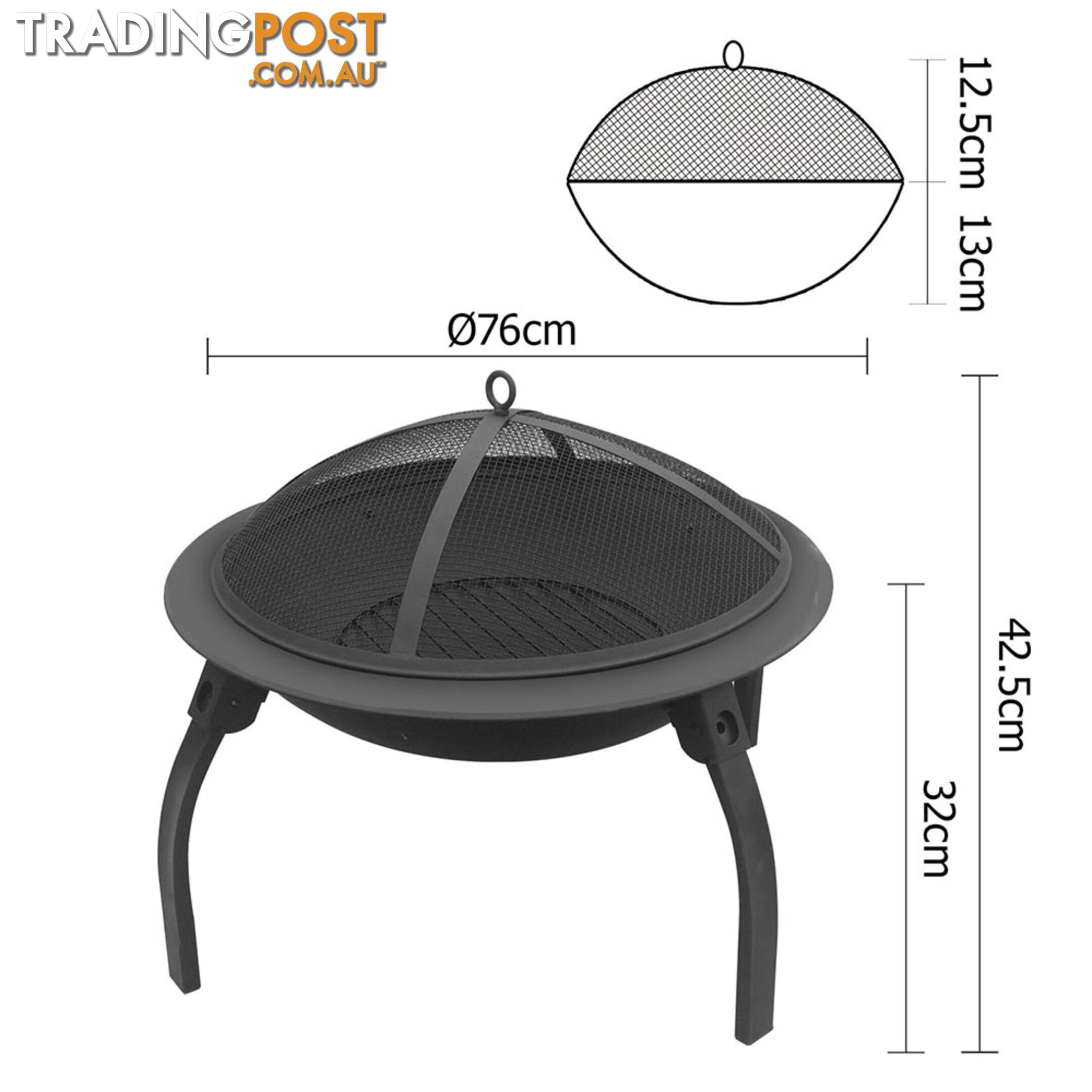 30 Inch Portable Fire Pit