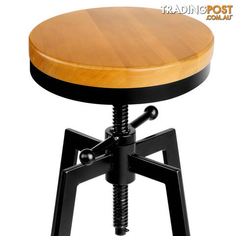 Adjustable Height Industrial Stool