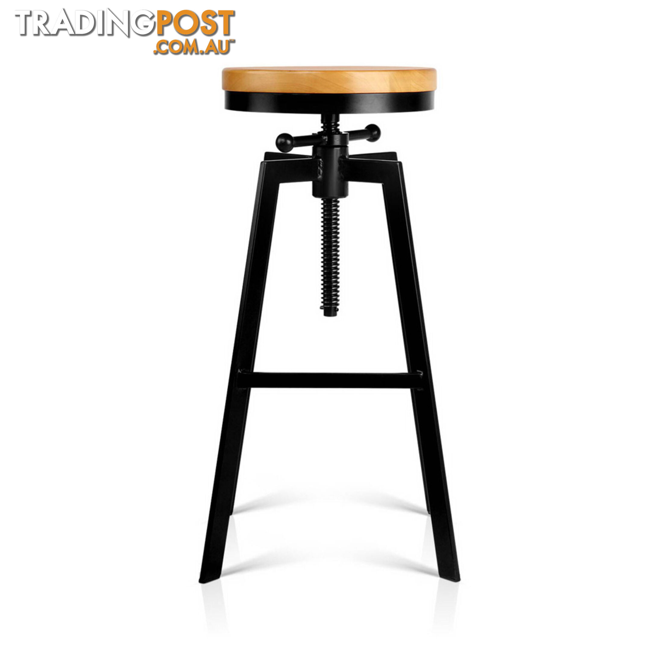 Adjustable Height Industrial Stool