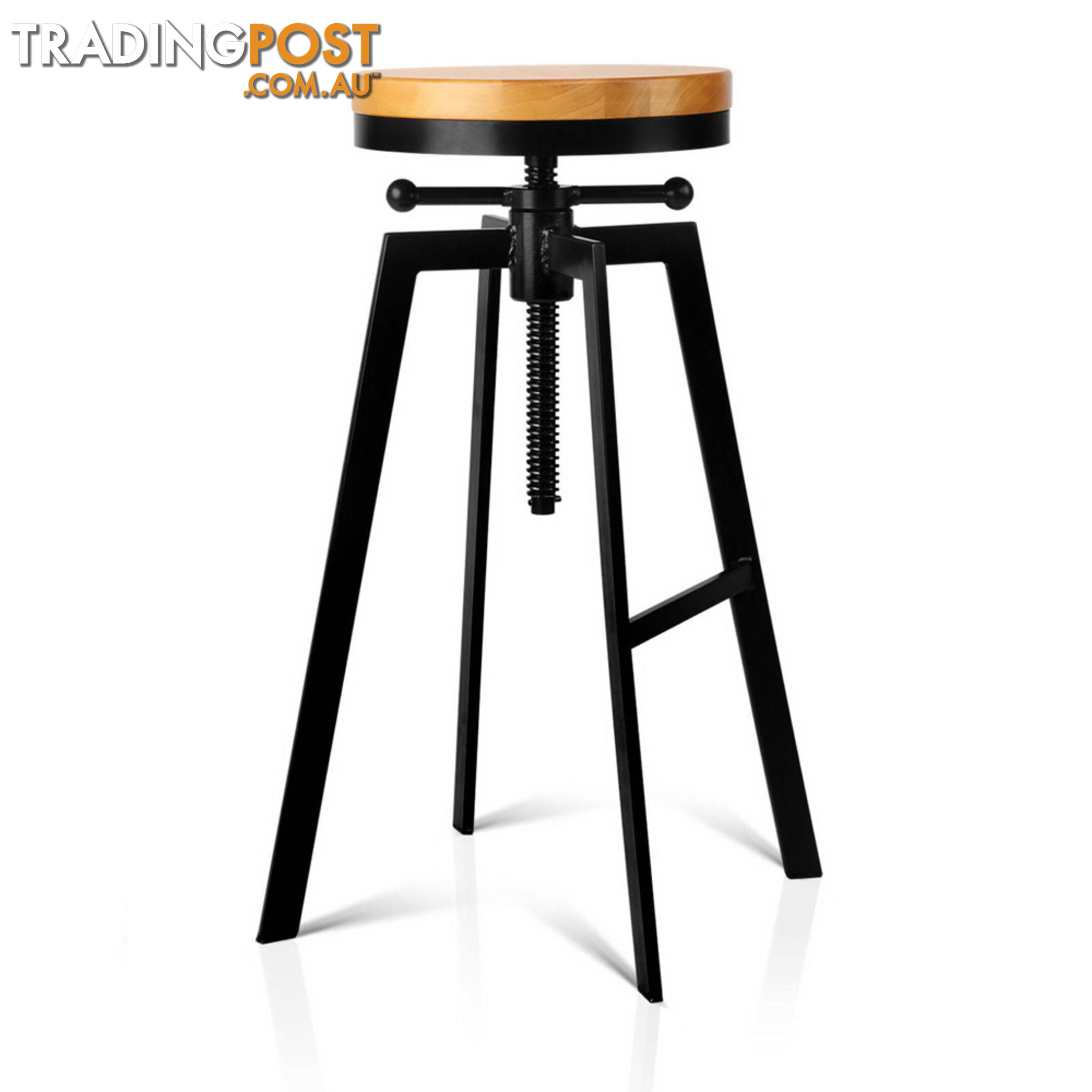 Adjustable Height Industrial Stool