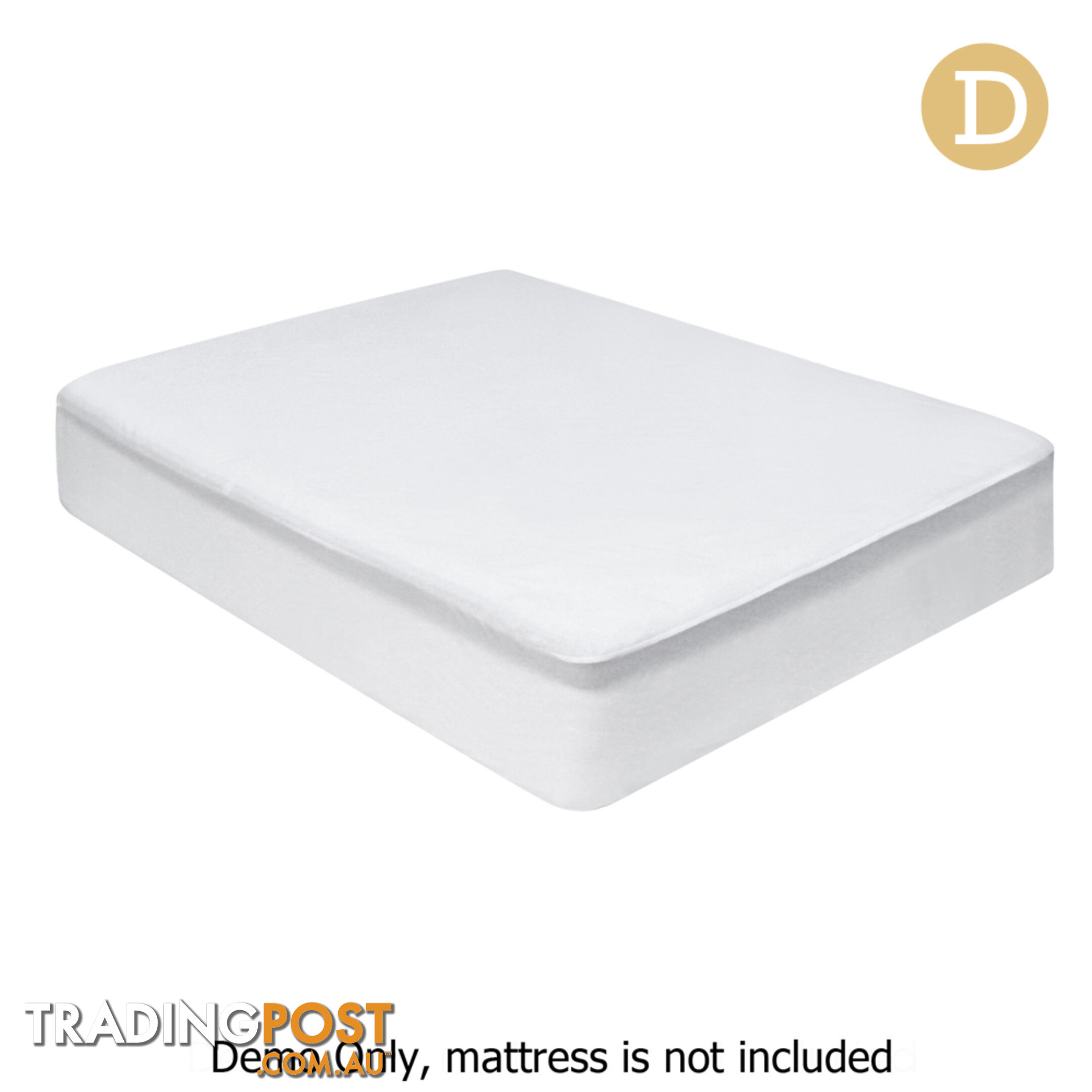 Waterproof Bamboo Mattress Protector - Double