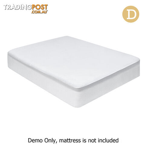 Waterproof Bamboo Mattress Protector - Double