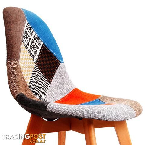 Set of 2 Replica Eames Dining Chairs Fabric - photo 5 of 9