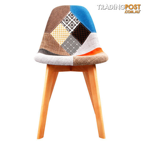 Set of 2 Replica Eames Dining Chairs Fabric - photo 3 of 9