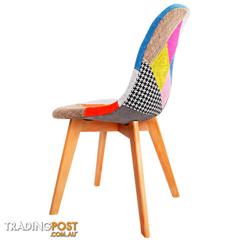 Set of 2 Replica Eames Dining Chairs Fabric - photo 4 of 9