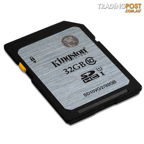 KINGSTON 32GB SDHC Class10 UHS-I 80MB/s Read Flash Card  Retail  (SD10VG2/32GBFR)