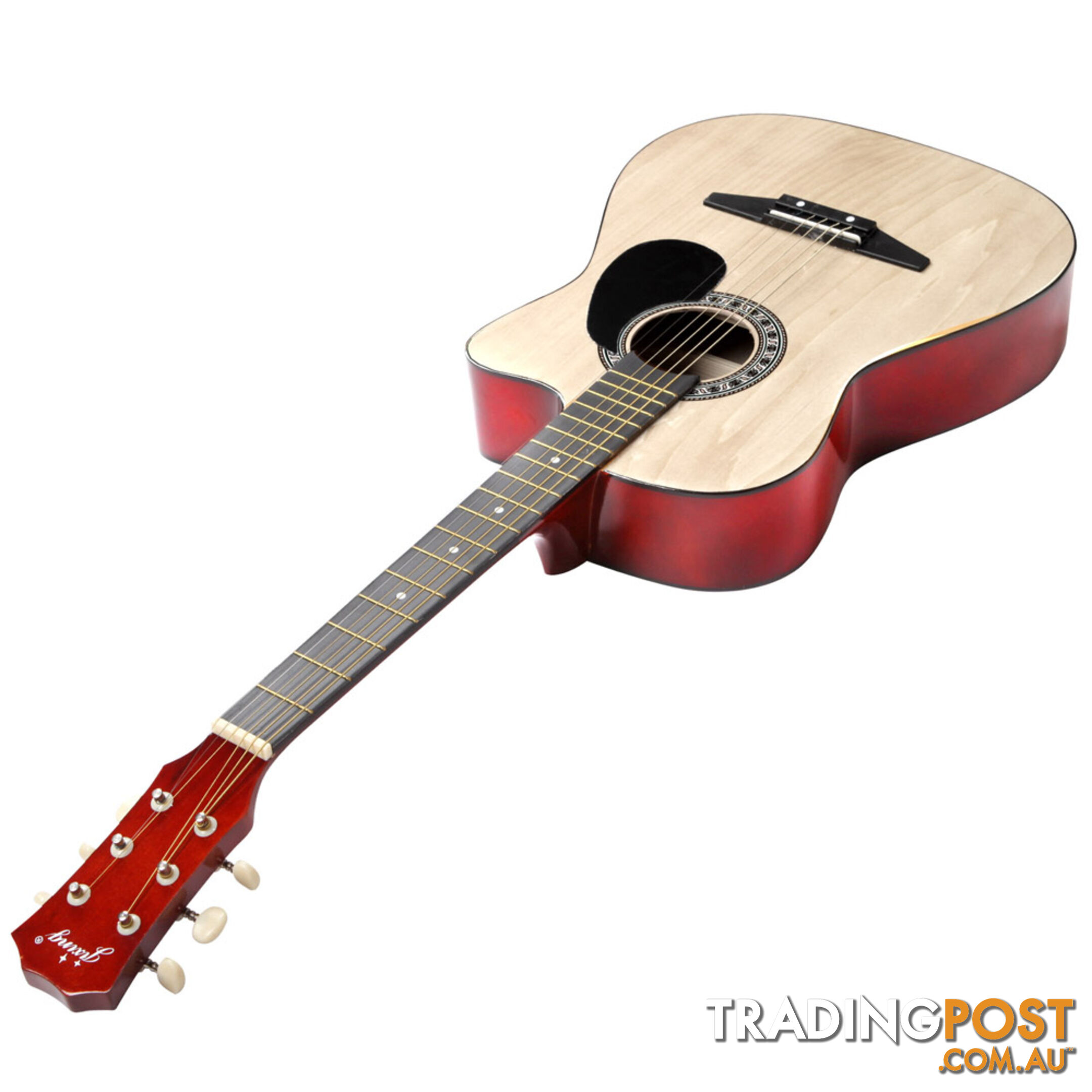 38 Inch Wooden Acoustic Guitar Natural