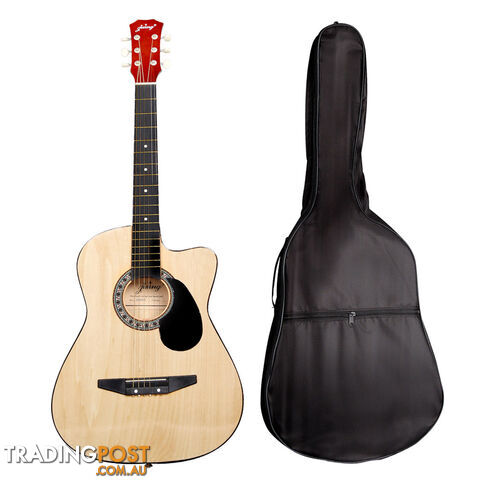 38 Inch Wooden Acoustic Guitar Natural