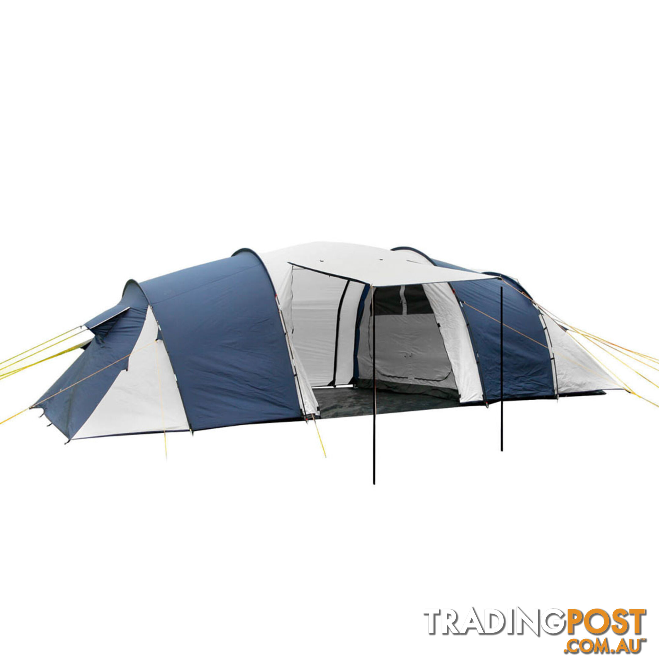 12 Person Family Camping Tent Navy Grey