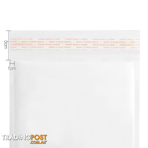 Set of 100 Bubble Padded Mailer Bag - 160mm x 230mm