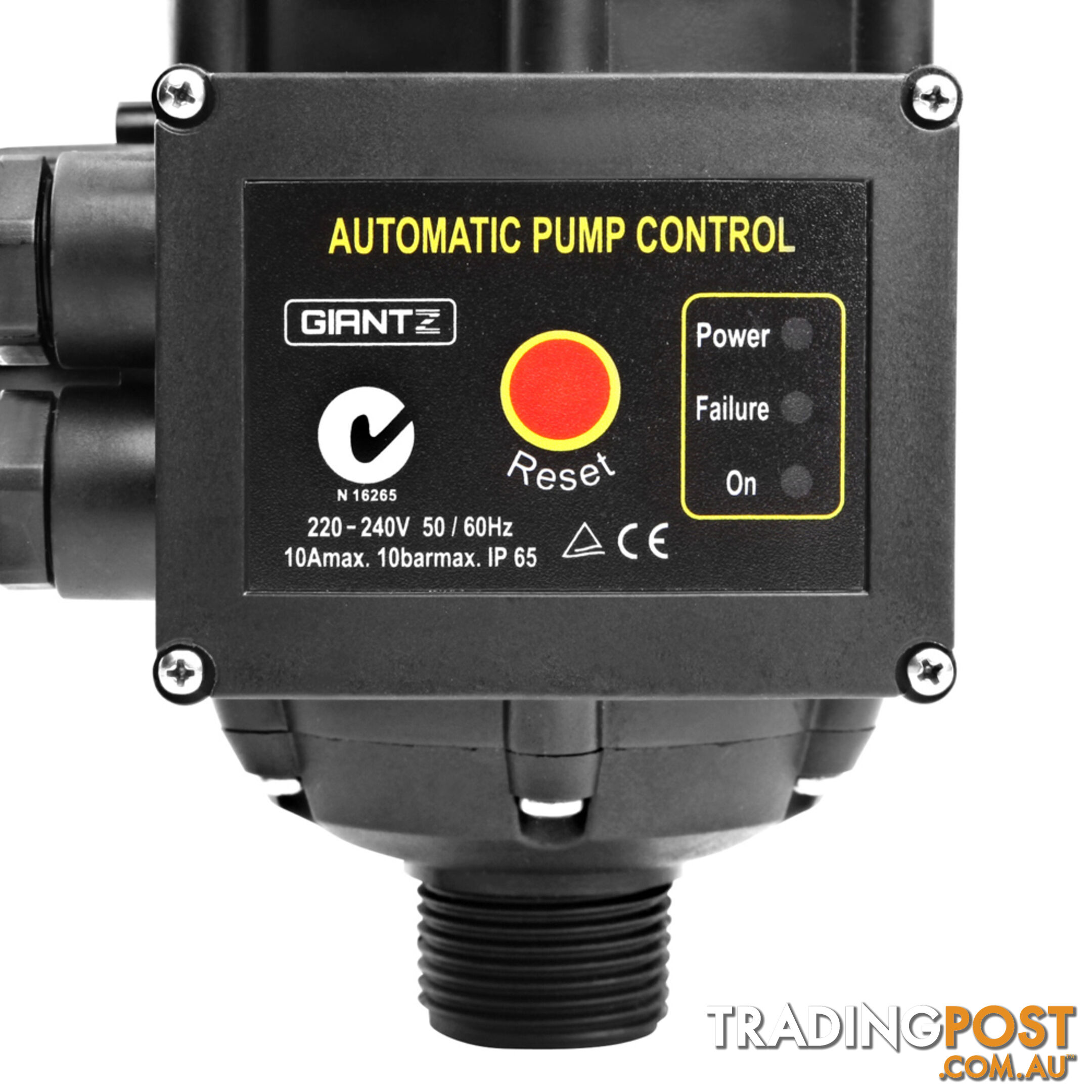 Adjustable Pressure Switch Water Pump Controller Black