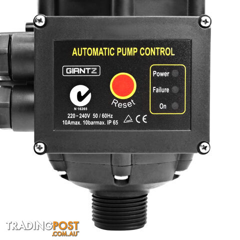 Adjustable Pressure Switch Water Pump Controller Black