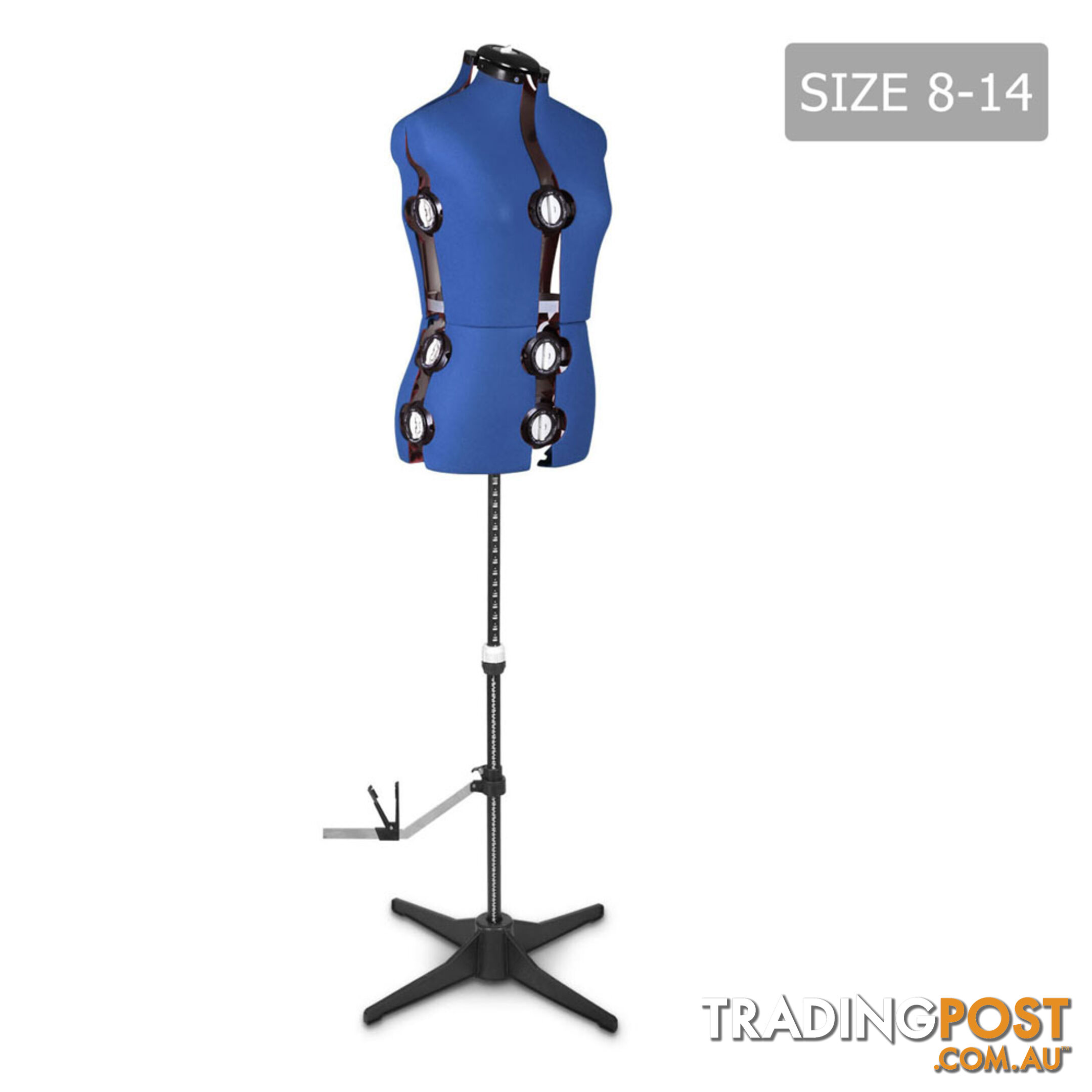 Adjustable Dressmaking Mannequin SZ8-14 - Blue