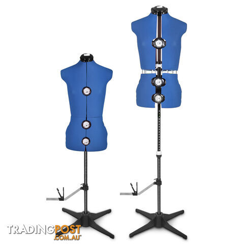 Adjustable Dressmaking Mannequin SZ8-14 - Blue