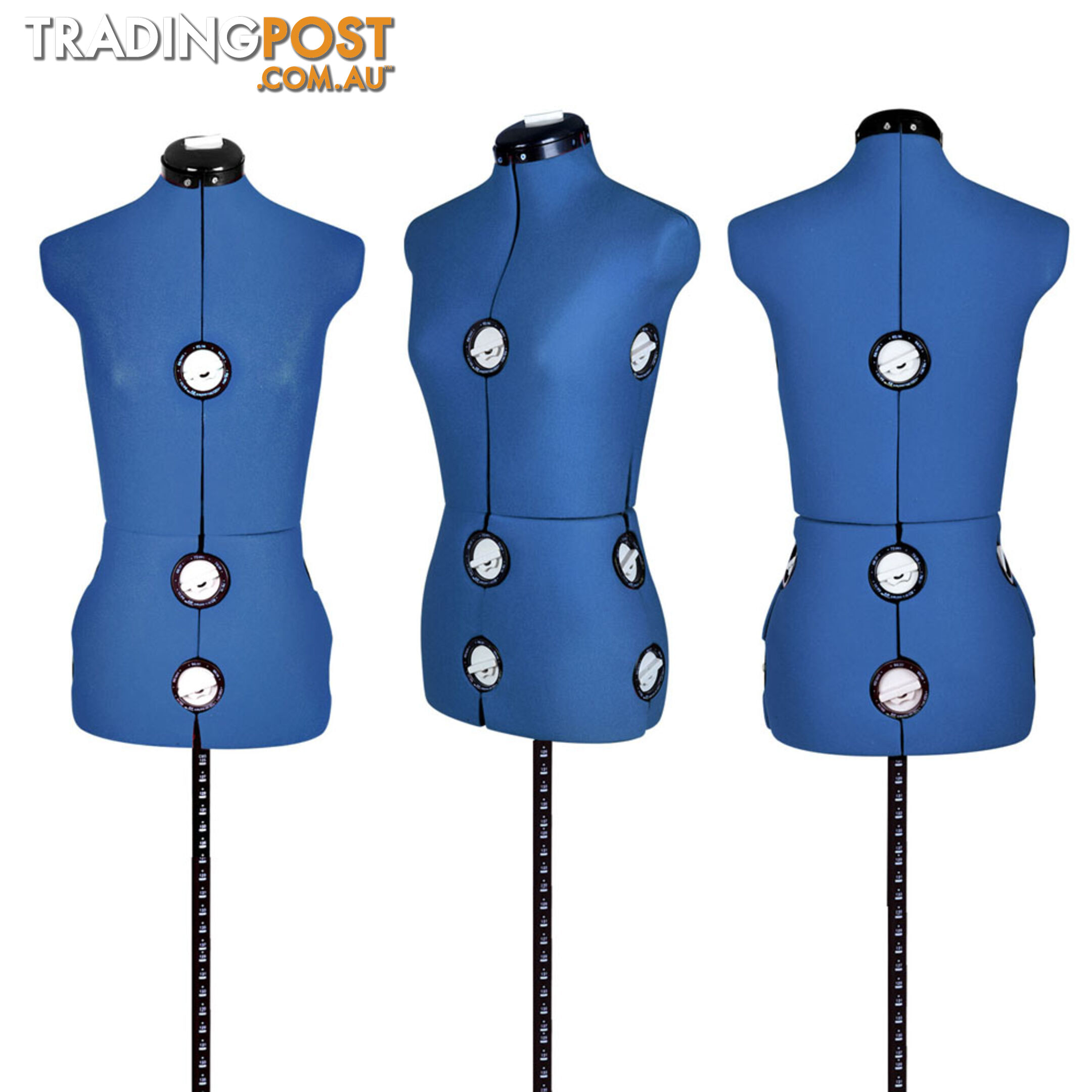 Adjustable Dressmaking Mannequin SZ8-14 - Blue