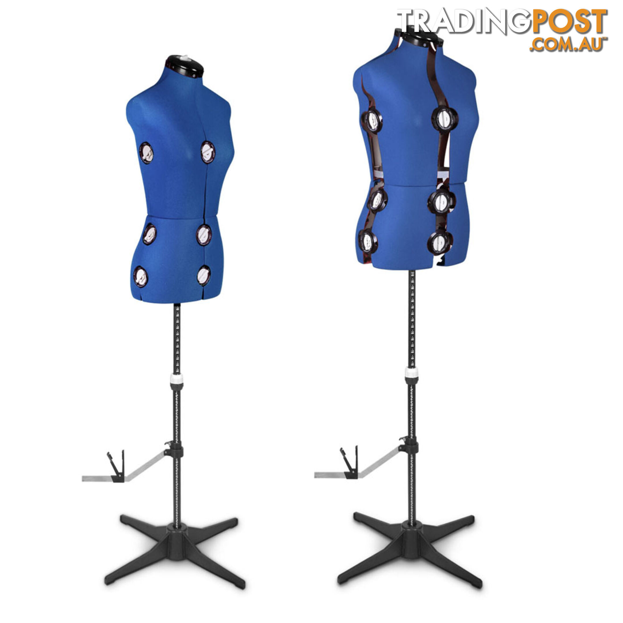 Adjustable Dressmaking Mannequin SZ8-14 - Blue