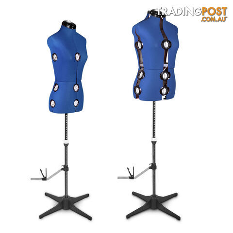 Adjustable Dressmaking Mannequin SZ8-14 - Blue