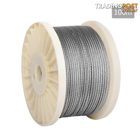 7 x 7 Marine Stainless Steel Wire Rope 100M