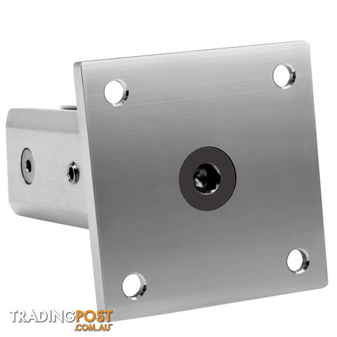 Frameless Glass Aluminium Mount Square