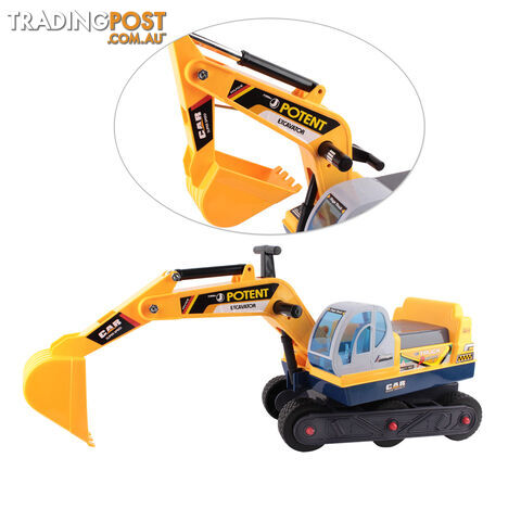 Kids Ride On Excavator Yellow - photo 3 of 6