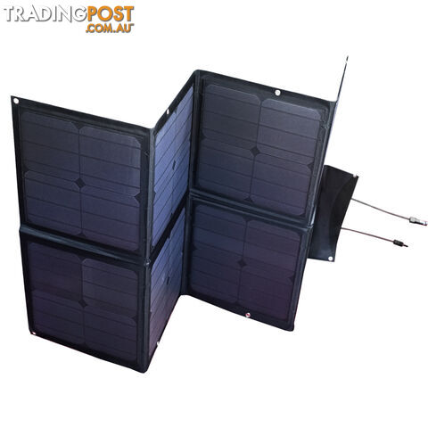 12V 120W Black Silicon Solar Panel Foldable Generator Power Mono Charging Kit - photo 3 of 5