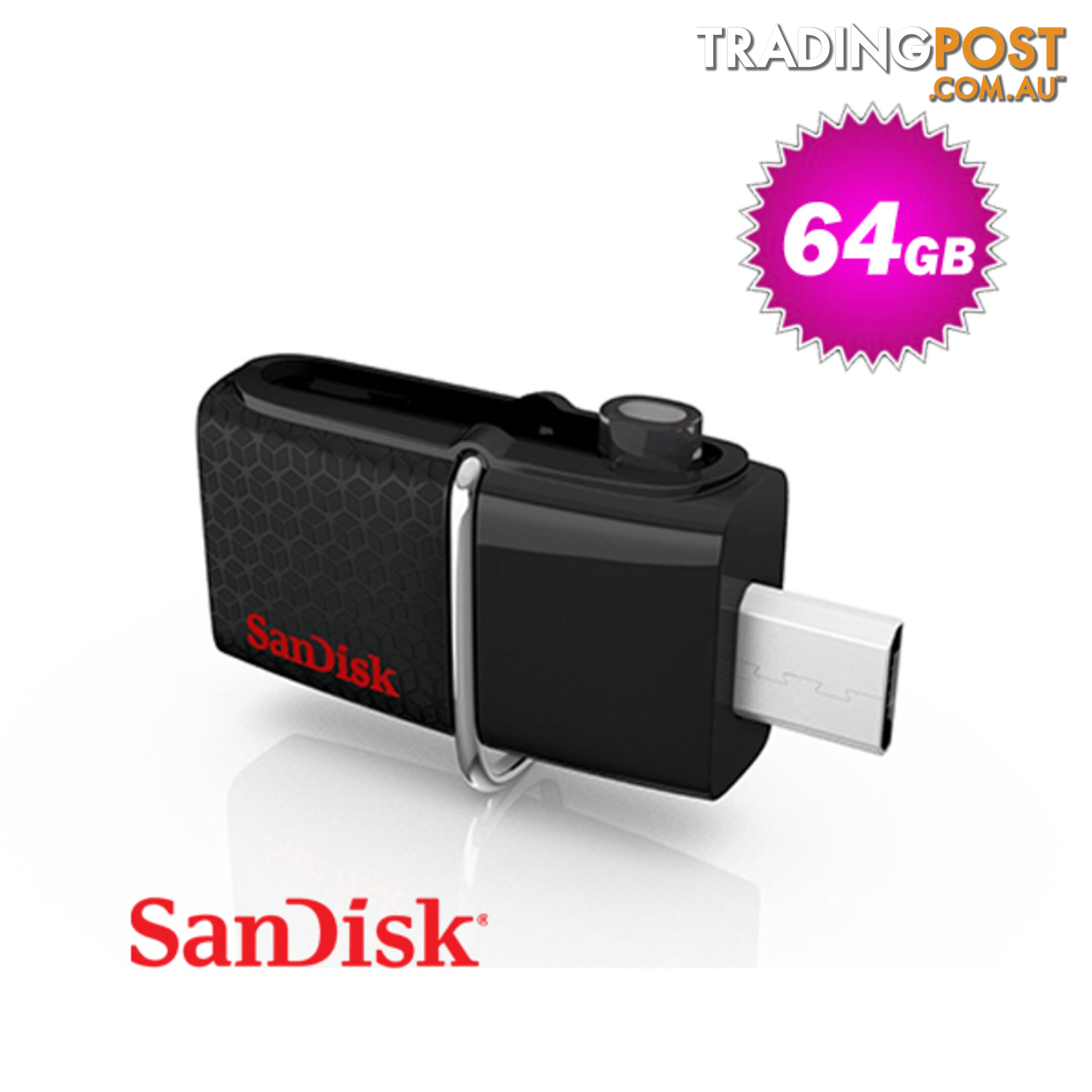 Sandisk SDDD2-064G OTG-64G Ultra Dual USB 3.0 Pen Drive