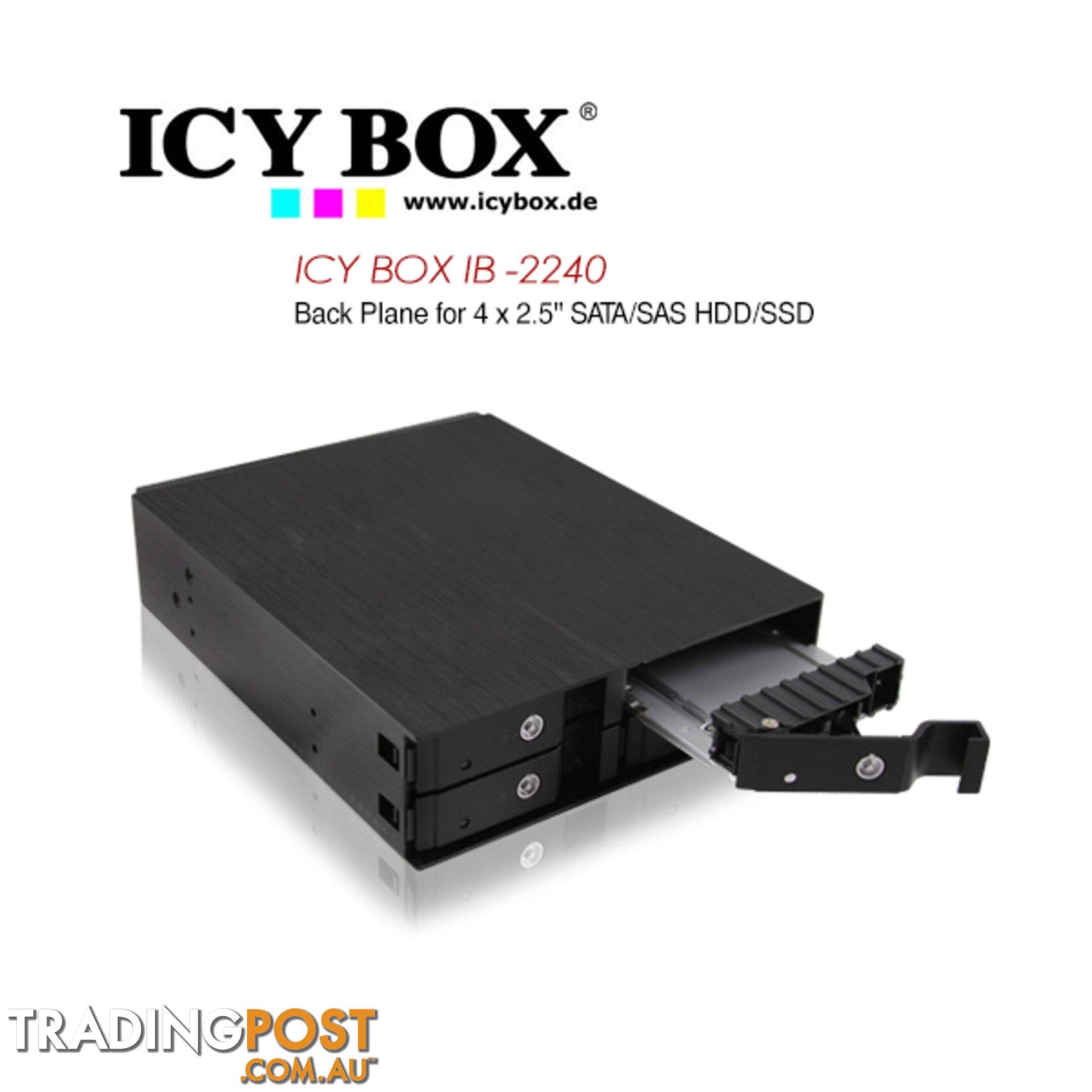 ICY BOX (IB -2240) Back Plane for 4 x 2.5 Inch SATA/SAS HDD/SSD