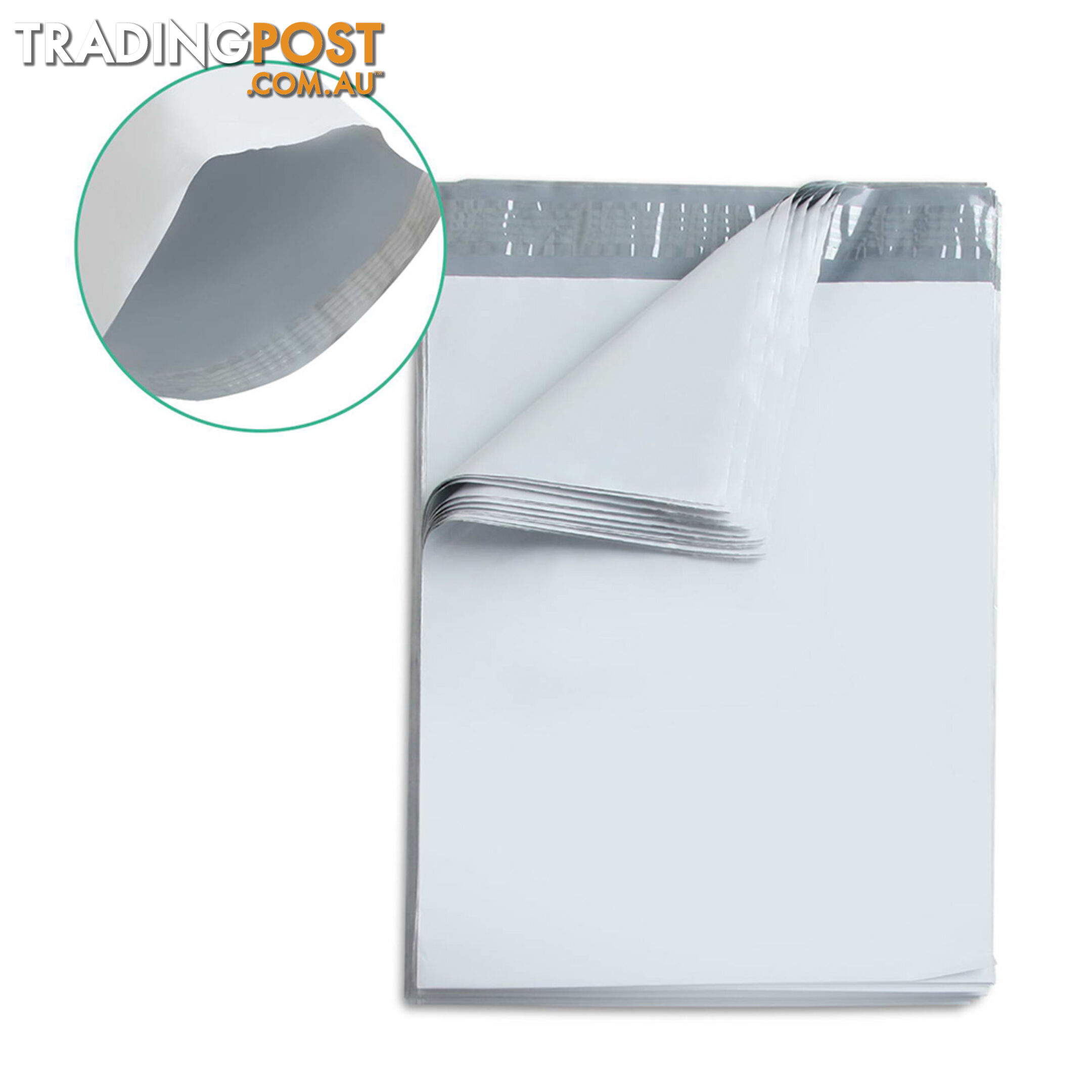 Set of 200 Poly Mailer Bags - 225 x 330mm