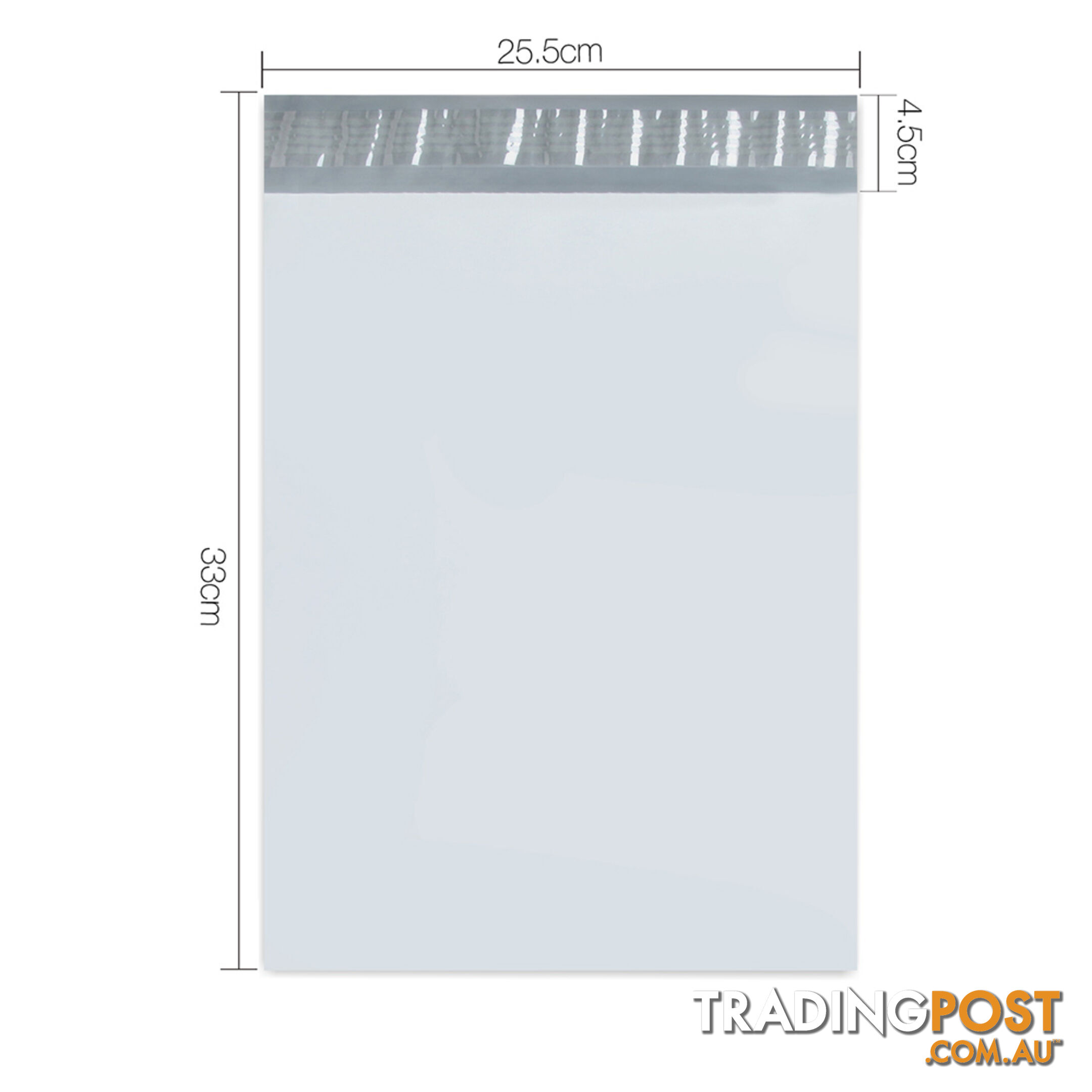 Set of 200 Poly Mailer Bags - 225 x 330mm