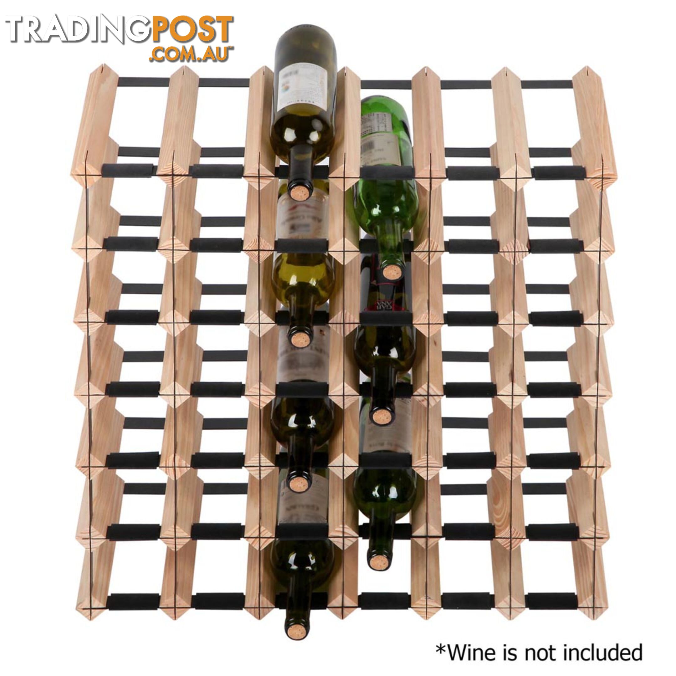 Timber Wine Rack 42 Bottles