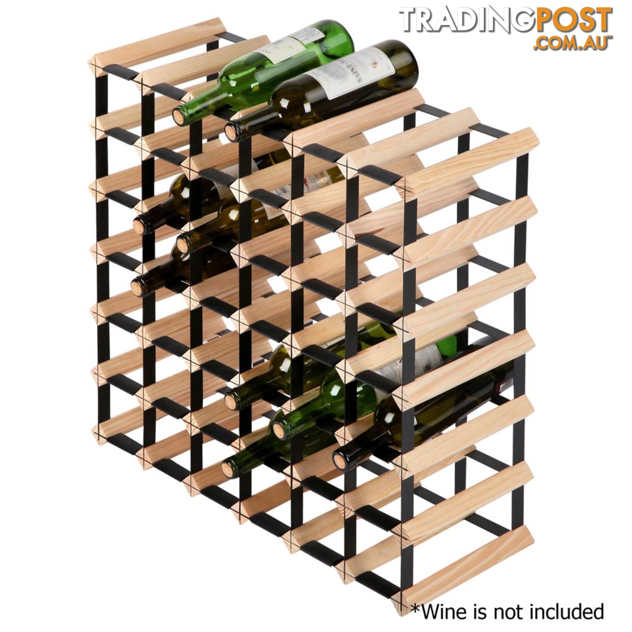 Timber Wine Rack 42 Bottles