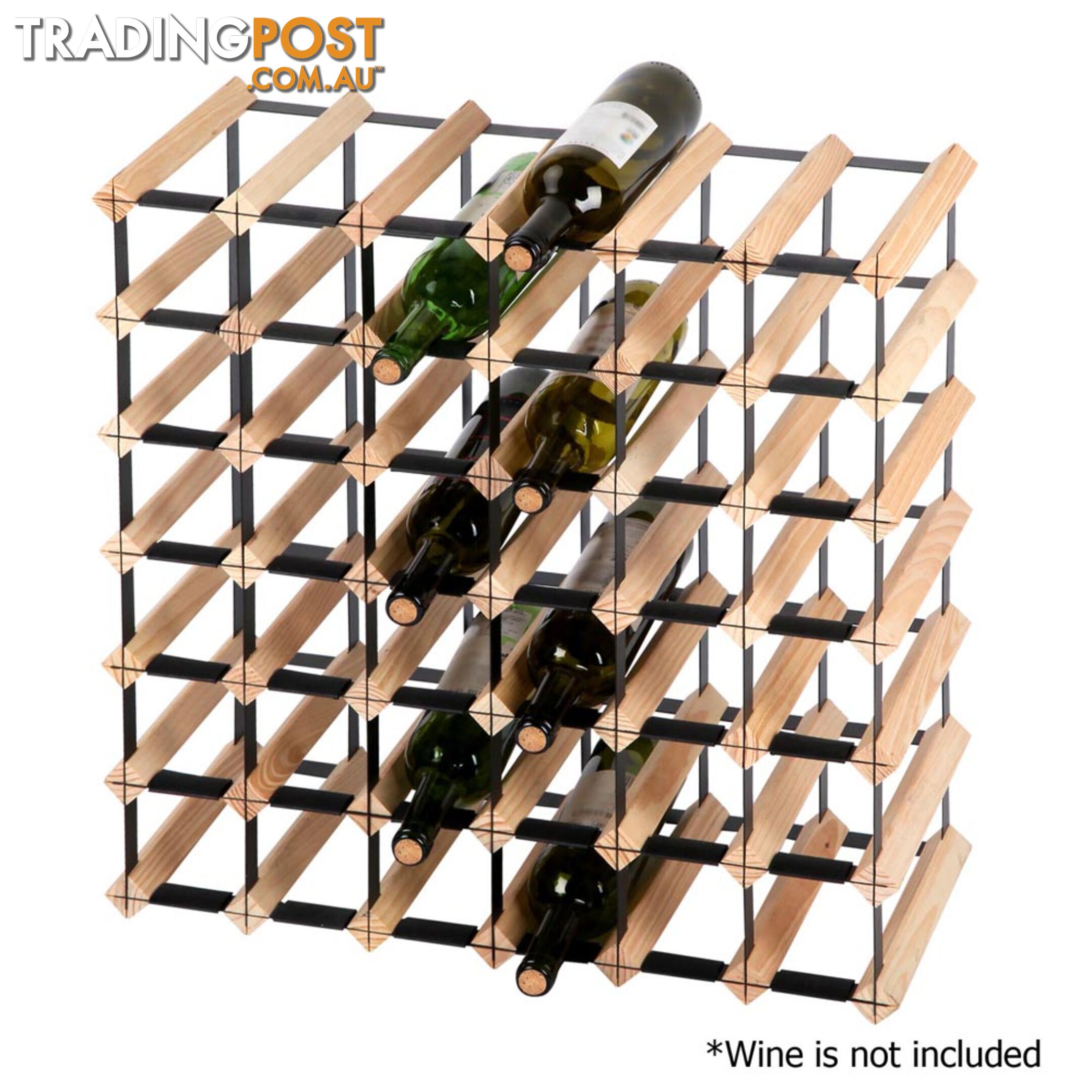 Timber Wine Rack 42 Bottles