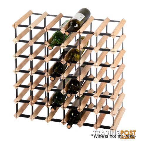 Timber Wine Rack 42 Bottles