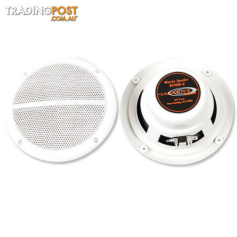 Set of 2 6.5 inch 2-Way Outdoor Boat Waterproof Marine Speaker