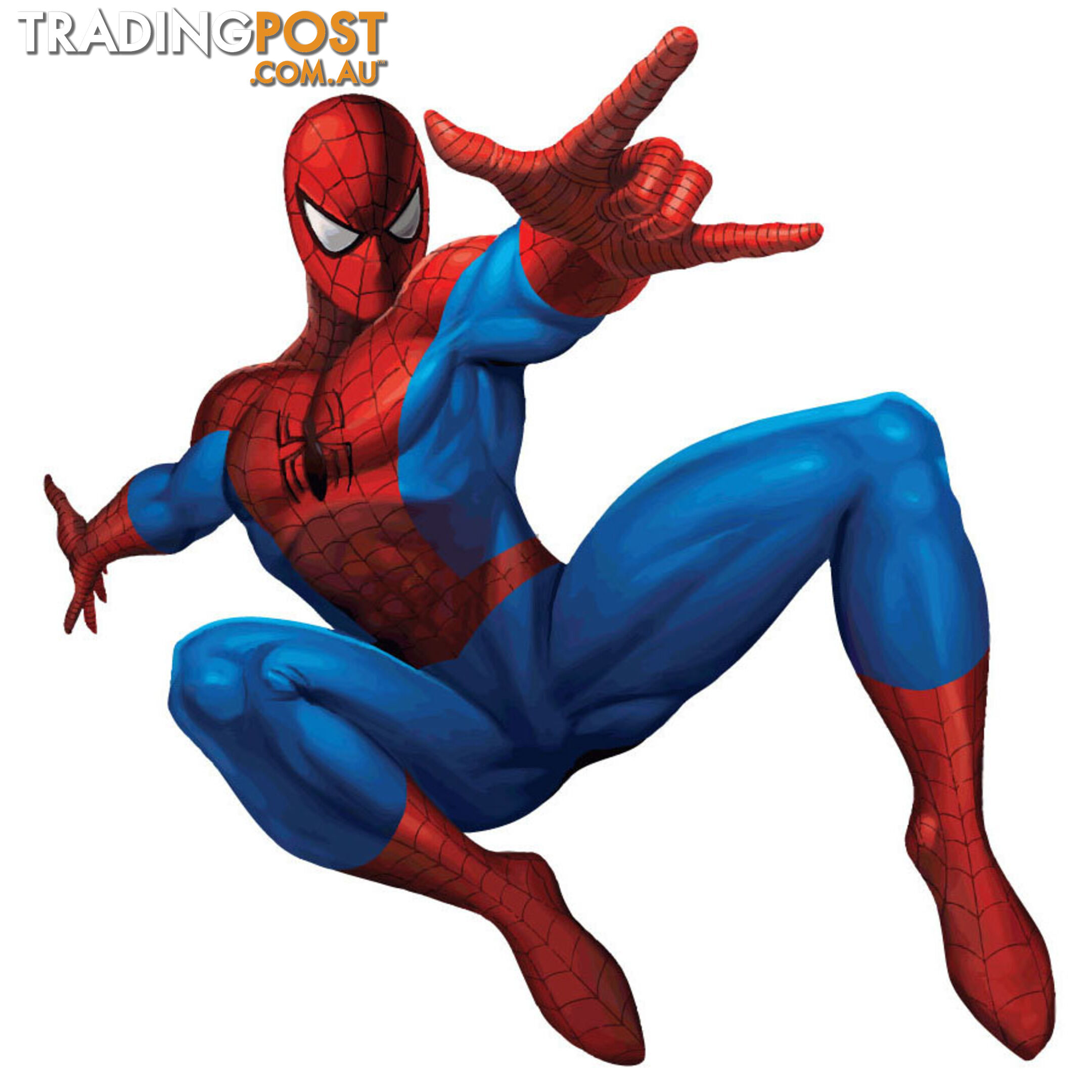 10 X Spiderman Wall Sticker - Totally Movable