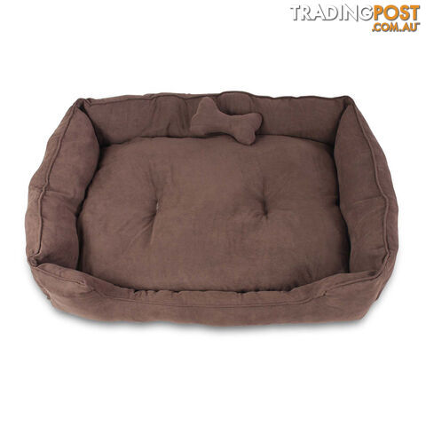 Faux Suede Washable Dog Bed - Extra Large