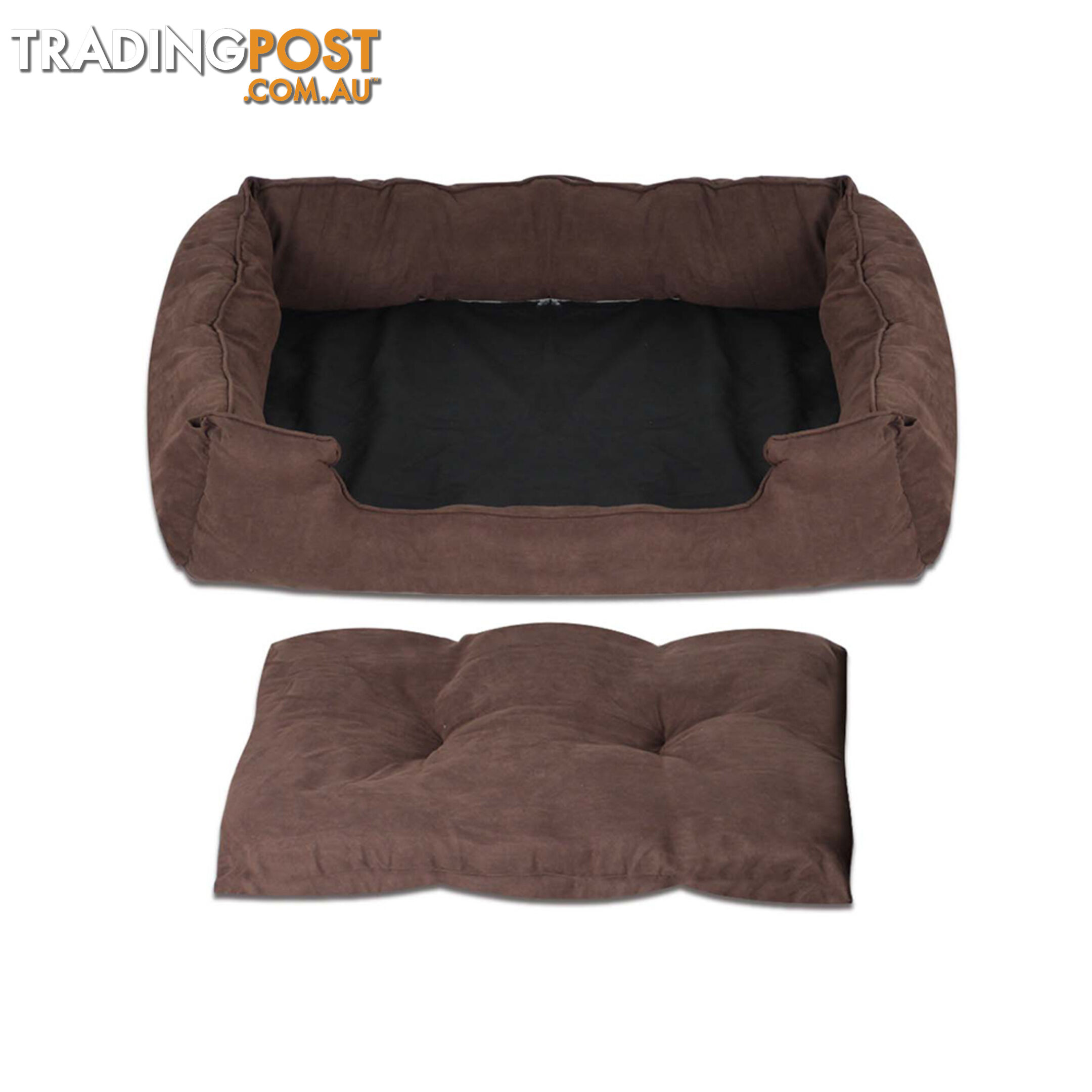 Faux Suede Washable Dog Bed - Extra Large