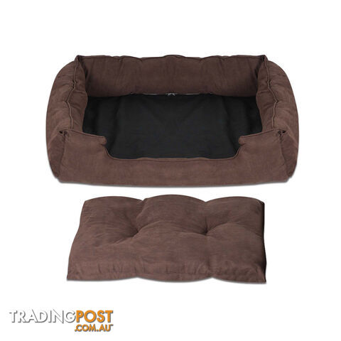 Faux Suede Washable Dog Bed - Extra Large