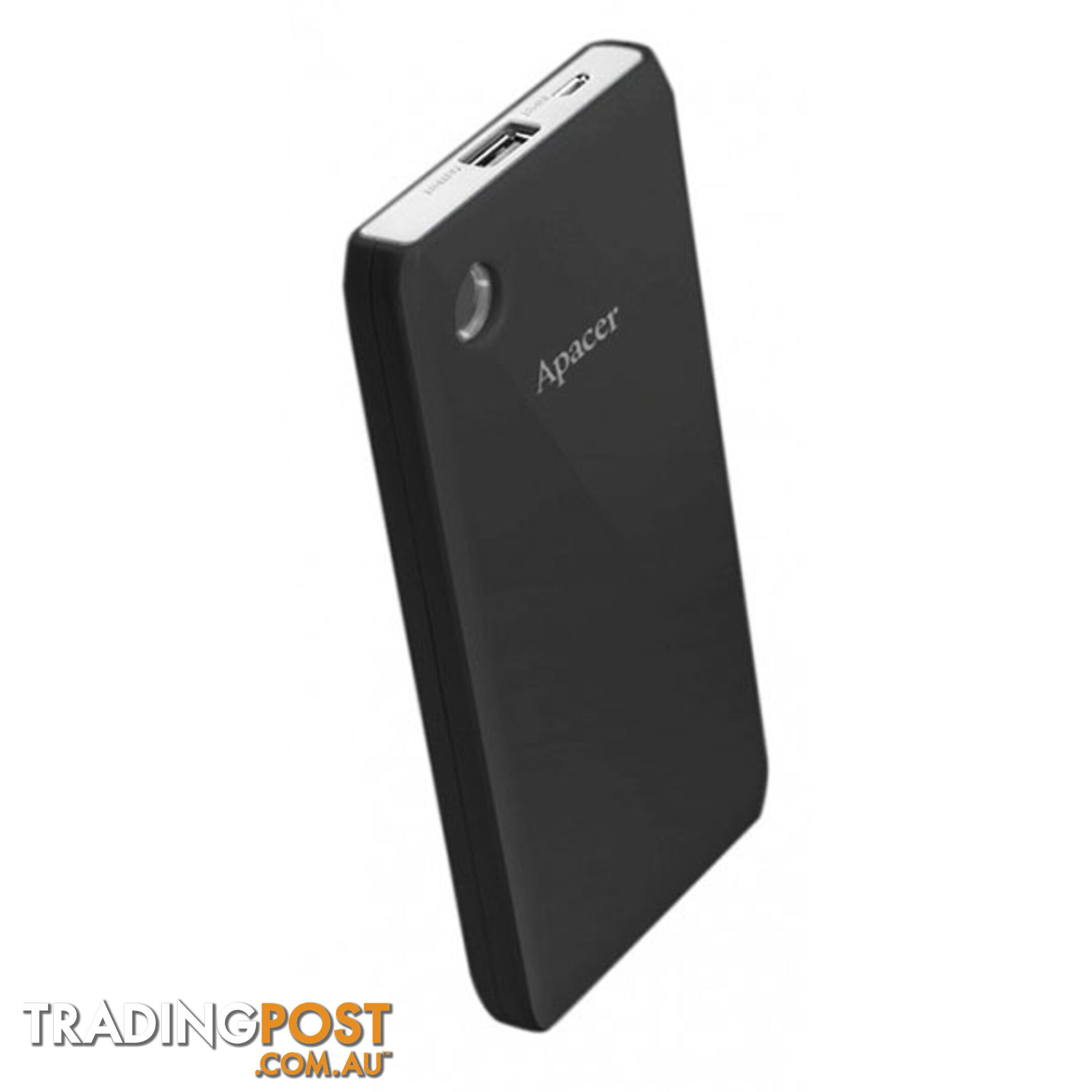 APACER DELUXE PORTABLE POWERBANK 10000MAH BLACK COLOR ( B515 BLACK )