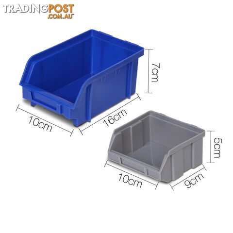 30 Bin Wall Mounted Storage Rack