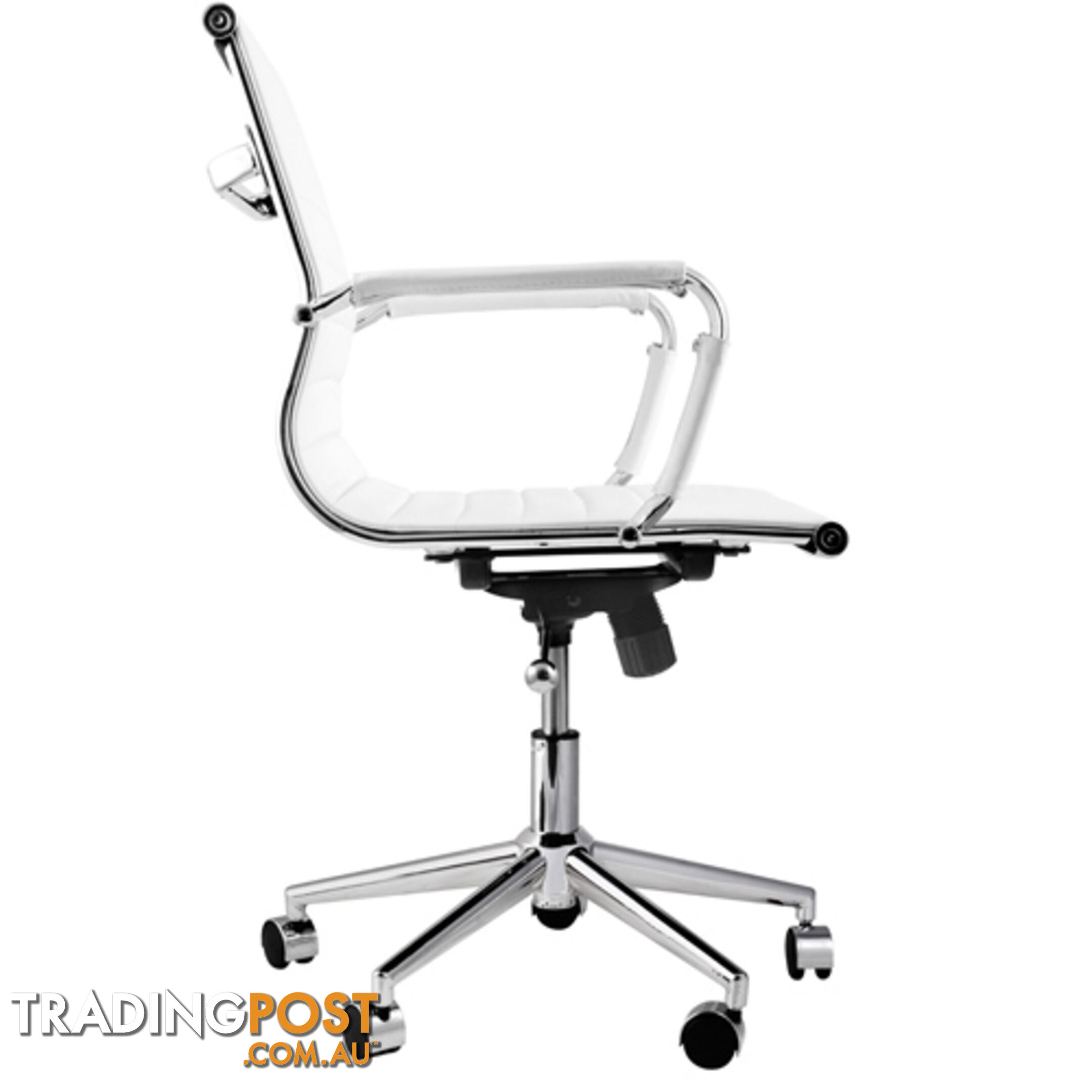 Eames Replica PU Leather Executive Designer Office Chair White