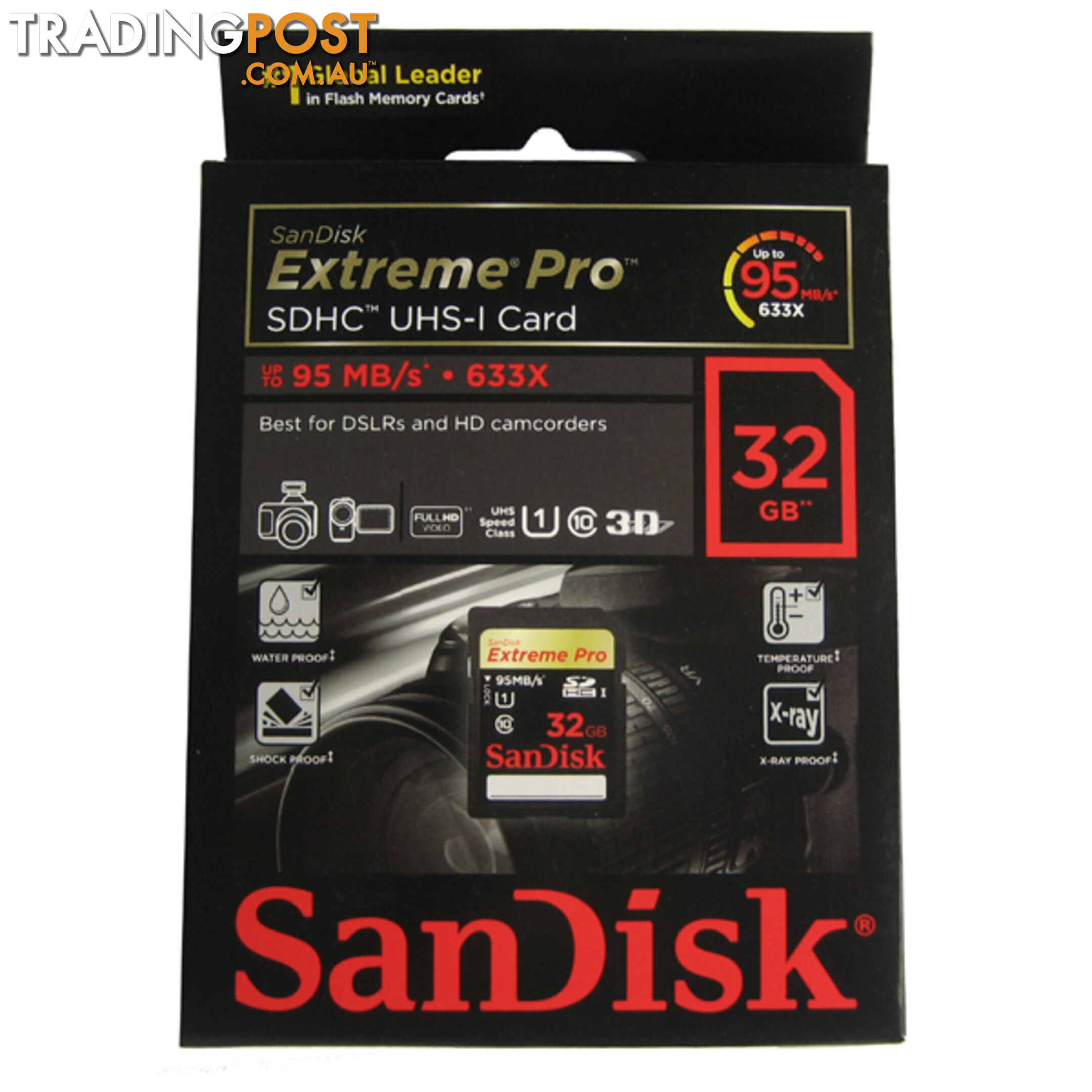 SanDisk Extreme Pro SDHC SDXPA 32GB UHS-I Memory Card 95MB/s