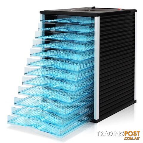 Commercial Food Dehydrator Dryer Preserver - 12 Trays