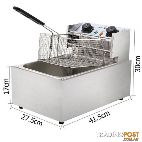 5 Star Chef Deep Fryer w/ Single Basket