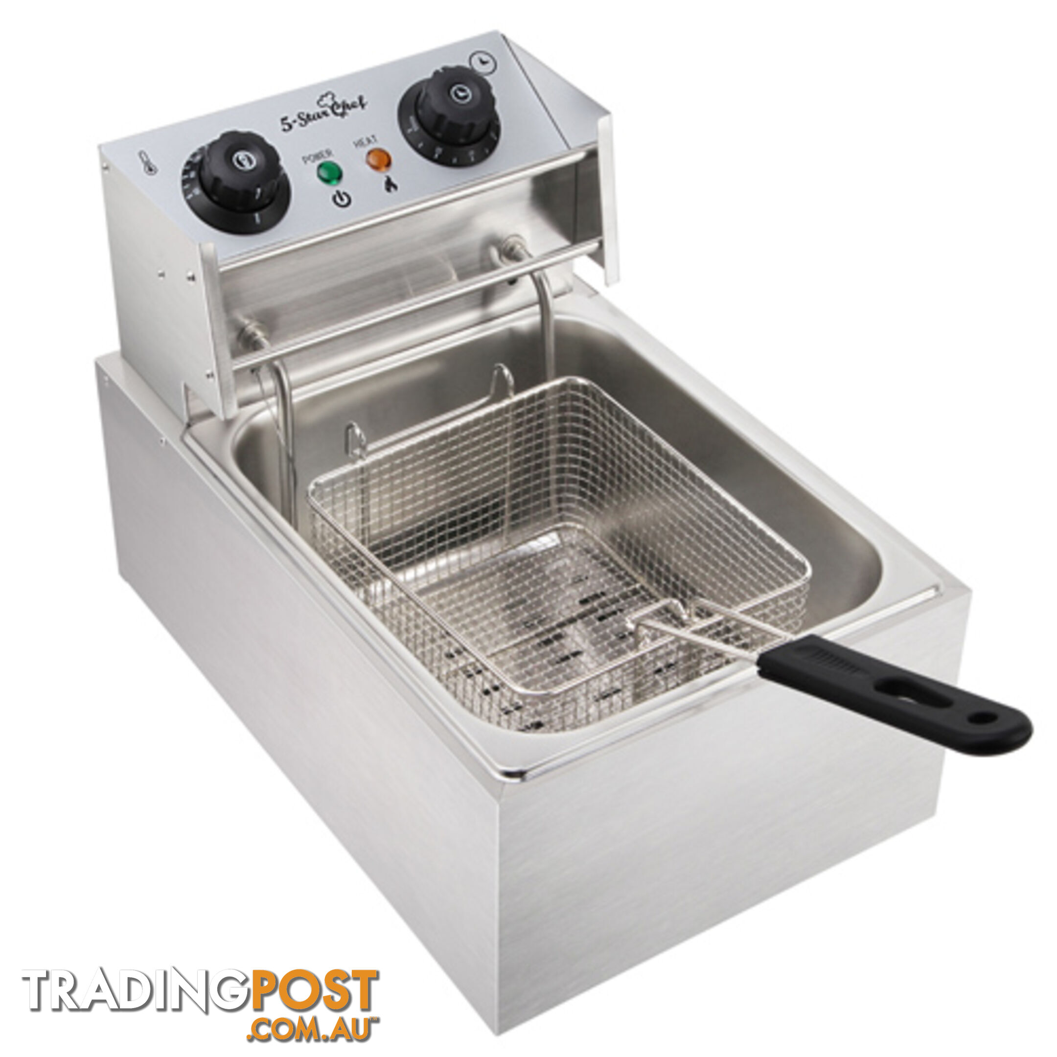 5 Star Chef Deep Fryer w/ Single Basket