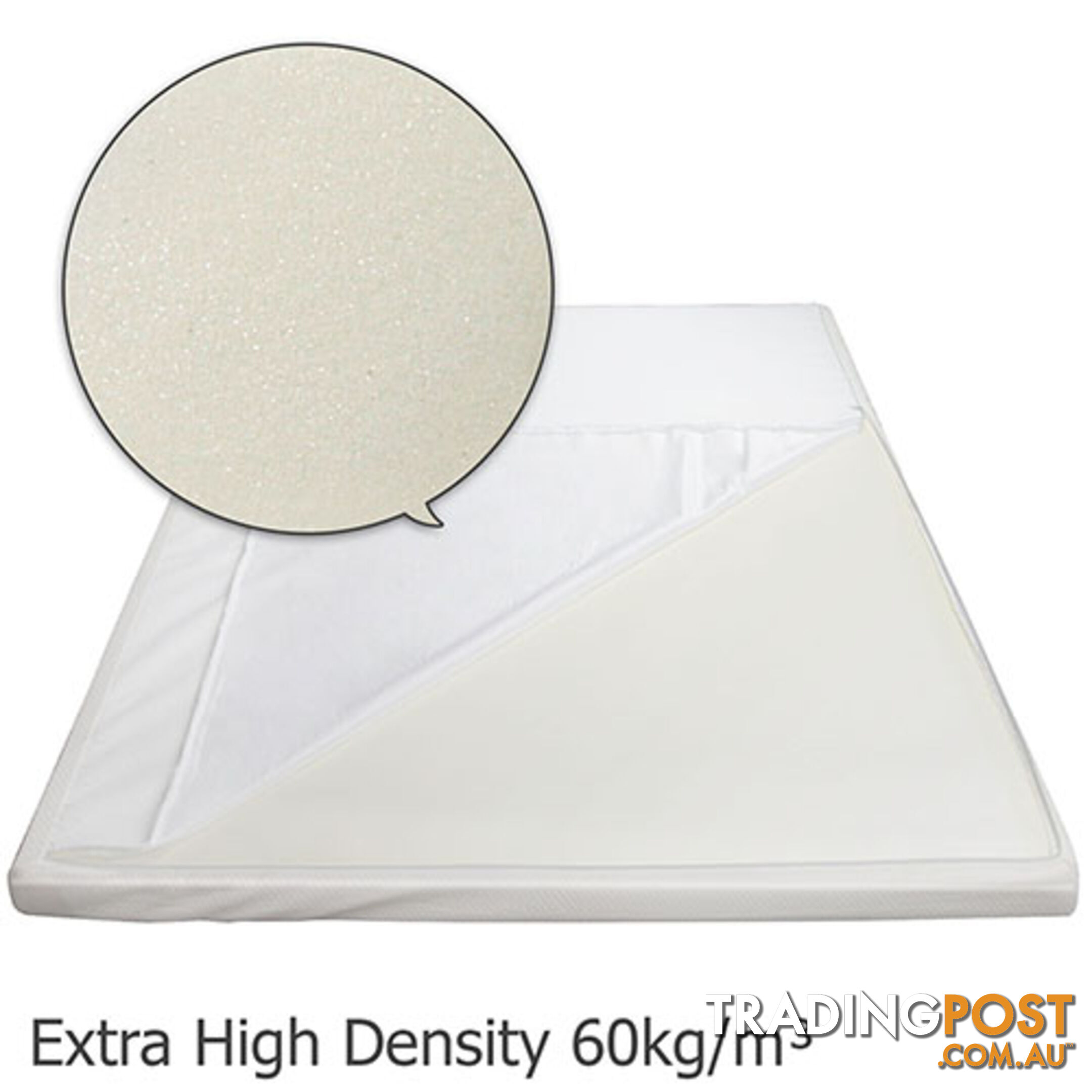 Visco Elastic Memory Foam Mattress Topper 8cm Double